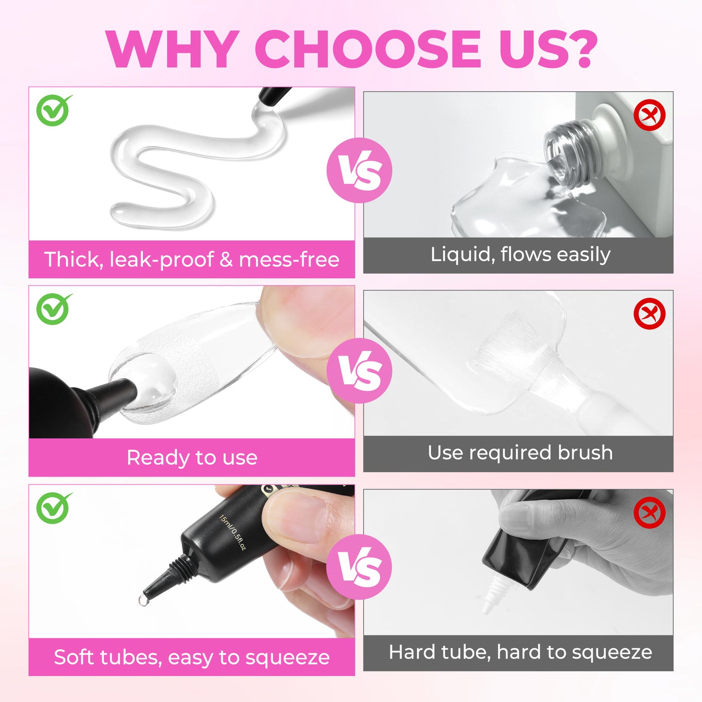 Nail Gel (No UV Lamp Required)