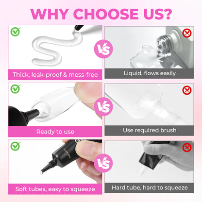 Nail Gel (No UV Lamp Required)