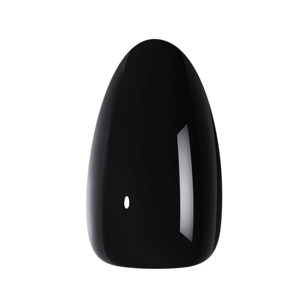Medium almond-shaped reusable press-on nails by UNA GELLA, soft gel finish, 32-piece set for DIY manicures.