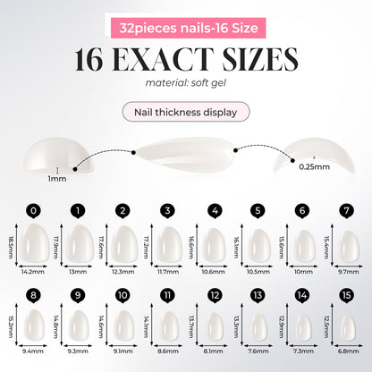 Reusable silver chrome almond-shaped nail tips by UNA GELLA, salon-grade press-on nails for DIY manicures.